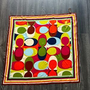 100% Silk Coach Scarf